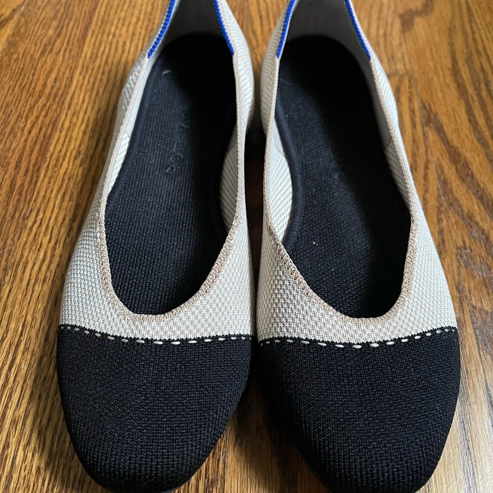 Rothy's Black and Tan Women's Flats